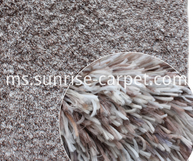 Poliester tiruan domba kulit karat shaggy Polyester Imitation Sheep Skin Shaggy Rug